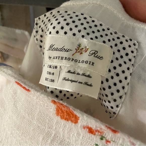 Anthropologie Meadow Rue Ingalls floral tie waist dress - Picture 7 of 9